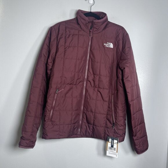 THE NORTH FACE Men's Junction Insulated Jacket Small Maroon NEW Outdoors Nature - Picture 2 of 9
